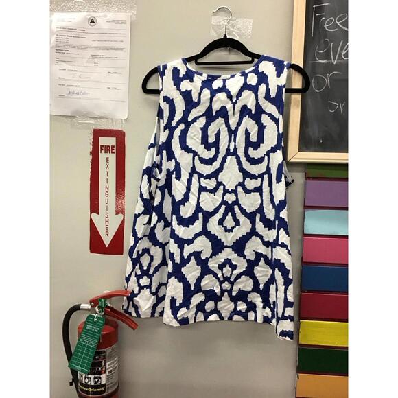 Denim & co women’s patterned swing tank 1X new from HSN - Picture 2 of 3